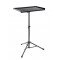 K&M 13500-000-55 стойка под перкуссию или ноутбук, в 70 - 125 cм, стол 573 x 373 мм покрыт фетром, сталь, чёрный, вес 4,5 кг