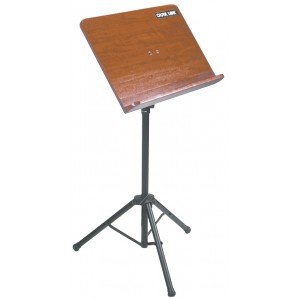 QUIK LOK MS332 оркестровый пюпитр с деревянным столом (55х37 см), высота 75-129 см.
