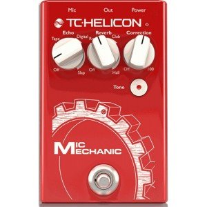 TC HELICON VOICETONE MIC MECHANIC II напольная вокальная педаль эффектов: питч-корректор, дилей, ревербератор TC HELICON VOICETONE MIC MECHANIC II напольная вокальная педаль эффектов: питч-корректор, дилей, ревербератор