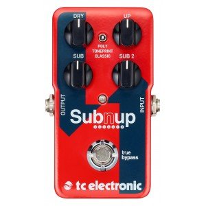 TC Electronic Sub’n’Up Octaver напольная гитарная педаль эффекта октавер TC Electronic Sub’n’Up Octaver напольная гитарная педаль эффекта октавер