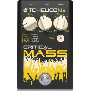 TC Helicon Critical Mass напольная вокальная педаль эффекта гармонизации и дублирования TC Helicon Critical Mass напольная вокальная педаль эффекта гармонизации и дублирования