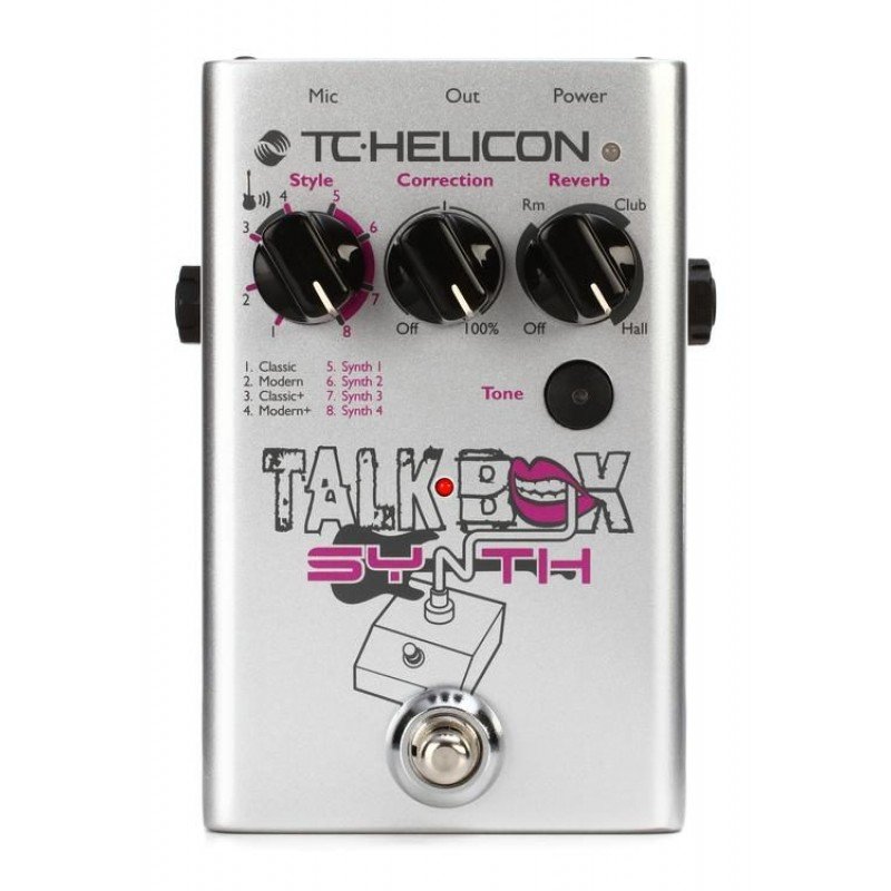 TC Helicon Talkbox Synth напольная гитарно - вокальная педаль эффекта вокодера и синтезатора