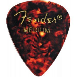 FENDER CLASSIC SHELL (12PK) MED медиатор средней толщины, классический FENDER CLASSIC SHELL (12PK) MED медиатор средней толщины, классический