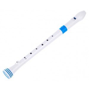 NUVO Recorder White/Blue блокфлейта сопрано, строй - С, немецкая система, материал - АБС пластик, цвет - белый/голубой, чехол NUVO Recorder White/Blue блокфлейта сопрано, строй - С, немецкая система, материал - АБС пластик, цвет - белый/голубой, чехол