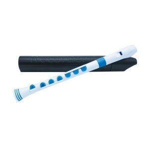 NUVO Recorder+ White/Blue with hard case блокфлейта сопрано, строй - С, немецкая система, накладка на клапана, материал - NUVO Recorder+ White/Blue with hard case блокфлейта сопрано, строй - С, немецкая система, накладка на клапана, материал -