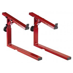 K&M 18811-000-91 RED дополнение, второй уровень для стойки Omega, наклонный (0°-20°), в 262-375 мм, ш 33 см, сталь, красный