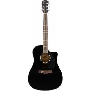 Fender CD-60SCE Dread Black WN электроакустическая гитара Fender CD-60SCE Dread Black WN электроакустическая гитара