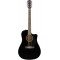 Fender CD-60SCE Dread Black WN электроакустическая гитара