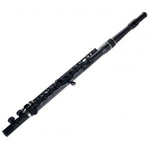 NUVO Student Flute - Black флейта, студенческая модель, материал - пластик, цвет - чёрный, в комплекте клапан Соль.
