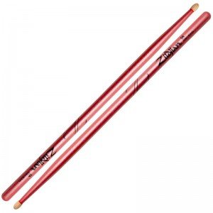 ZILDJIAN Z5ACP 5A CHROMA PINK (METALLIC PAINT) барабанные палочки, цвет розовый металлик ZILDJIAN Z5ACP 5A CHROMA PINK (METALLIC PAINT) барабанные палочки, цвет розовый металлик