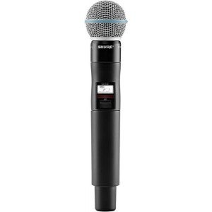 SHURE QLXD2/B58 G51 ручной передатчик серии QLXD с капсюлем микрофона BETA58, частотный диапазон 470-534 MHz