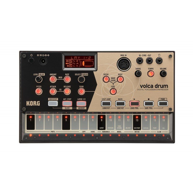 KORG Volca Drum компактный цифровой перкуссионный синтезатор, ритм-машина