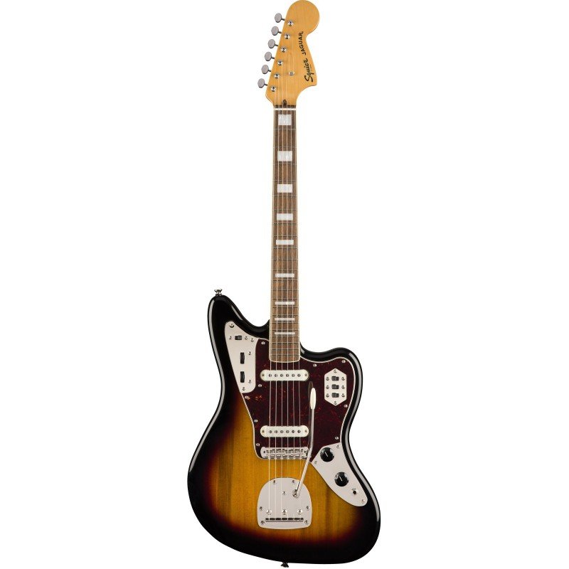 Fender Squier Classic Vibe 70s Jaguar LRL 3-Tone Sunburst