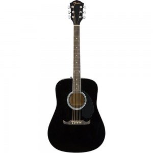 FENDER FA-125 DREADNOUGHT, BLACK WN акустическая гитара с чехлом, цвет черный FENDER FA-125 DREADNOUGHT, BLACK WN акустическая гитара с чехлом, цвет черный