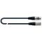 QUIK LOK MX775-3 готовый микрофонный кабель, 3 метра, разъемы XLR/F - XLR/M, цвет черный