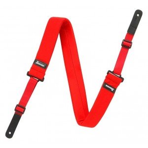 IBANEZ GSF50-RD POWERPAD STRAP RED ремень для гитары, красный IBANEZ GSF50-RD POWERPAD STRAP RED ремень для гитары, красный