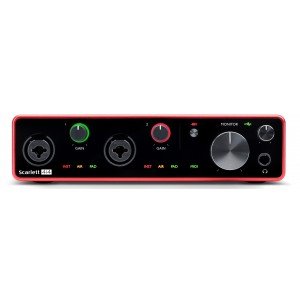FOCUSRITE Scarlett 4i4 3rd Gen аудио интерфейс USB, 4 входа/4 выхода FOCUSRITE Scarlett 4i4 3rd Gen аудио интерфейс USB, 4 входа/4 выхода