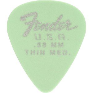 FENDER 351 DURA-TONE .60 12 PK SFG медиатор 0.60 мм, мягкий, цвет зелёный FENDER 351 DURA-TONE .60 12 PK SFG медиатор 0.60 мм, мягкий, цвет зелёный