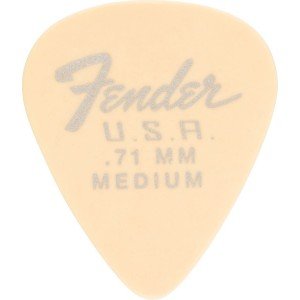 FENDER 351 DURA-TONE .71 12 PK OLY медиатор 0.71 мм, средний, цвет винтажный белый FENDER 351 DURA-TONE .71 12 PK OLY медиатор 0.71 мм, средний, цвет винтажный белый