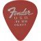 FENDER 351 DURA-TONE 0.96 12 PK FRD медиатор 0.96 мм, жесткий, цвет красный