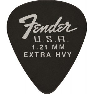 FENDER 351 DURA-TONE 1.21 12 PK BLK медиатор 1.21 мм, жесткий, цвет чёрный FENDER 351 DURA-TONE 1.21 12 PK BLK медиатор 1.21 мм, жесткий, цвет чёрный