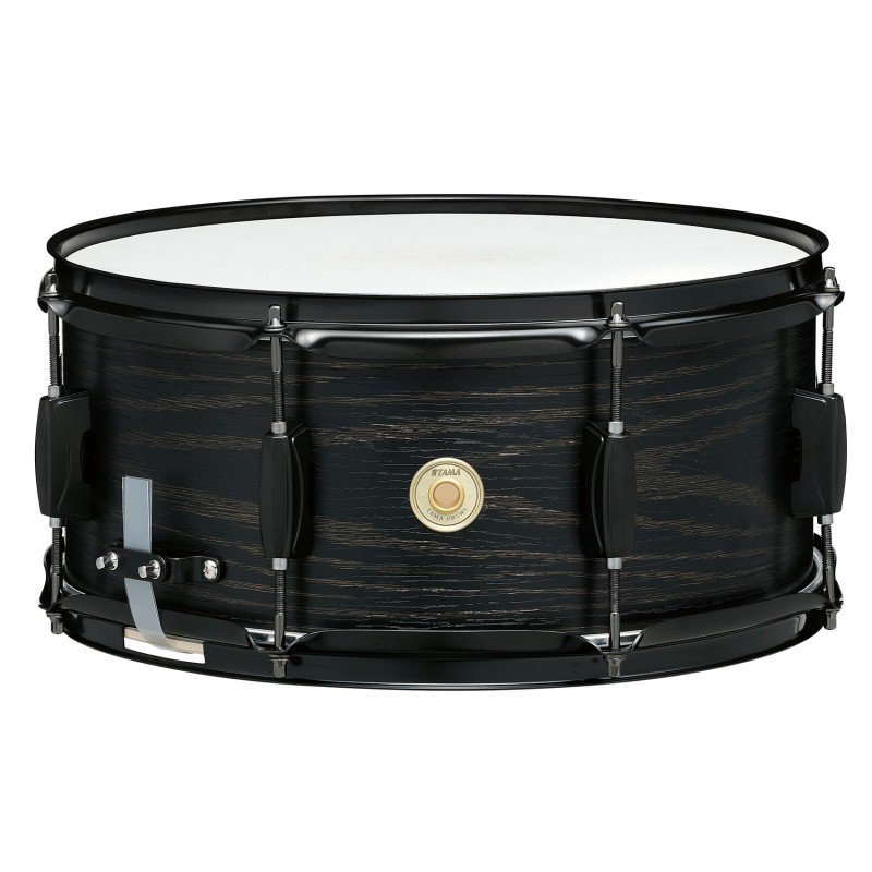 TAMA WP1465BK-BOW WOODWORKS SERIES SNARE DRUM 6.5'х14' малый барабан, тополь, цвет Black Oak Wrap