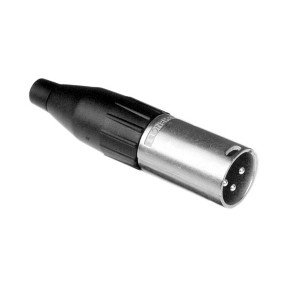 Amphenol AC3MM кабельный разъем XLR-папа (male) 3pin, цинковый корпус, точеные контакты, цвет никель Amphenol AC3MM кабельный разъем XLR-папа (male) 3pin, цинковый корпус, точеные контакты, цвет никель