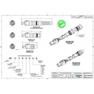 Amphenol SP-2-F кабельный разъем SpeakOn 2pin Amphenol SP-2-F кабельный разъем SpeakOn 2pin
