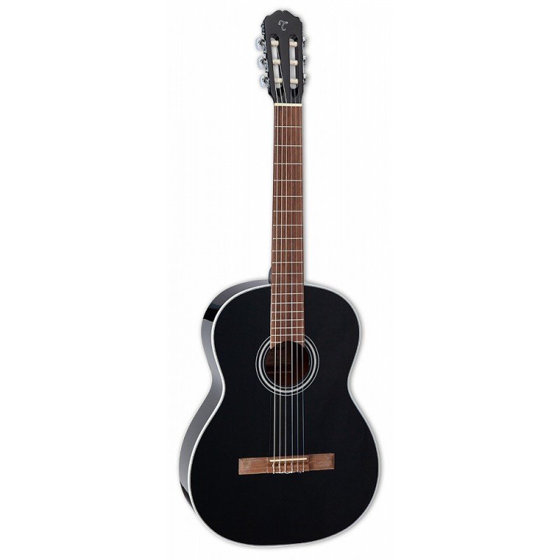 Takamine GC2 BLK классическая гитара, цвет - чёрный, материал верхей деки - ель, материал корпуса - сапеле, накладка грифа и бр