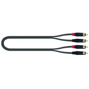 QUIK LOK JUST 4RCA 1 компонентный кабель, металлические разъёмы 2 RCA Male - 2 RCA Male (тюльпаны), 1 метр QUIK LOK JUST 4RCA 1 компонентный кабель, металлические разъёмы 2 RCA Male - 2 RCA Male (тюльпаны), 1 метр