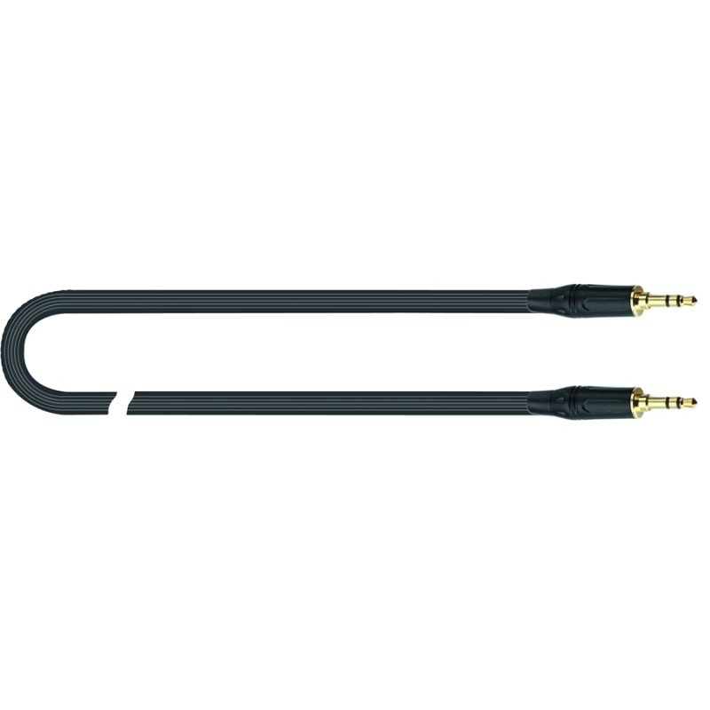 QUIK LOK JUST J35J35 3 компонентный кабель серии Just, 3 м, металлические разъёмы 2 x Mini Jack Male Stereo (3,5 mm)