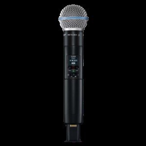 SHURE SLXD2/B58 H56 518-562MHz ручной передатчик серии SLXD с капсюлем BETA58A