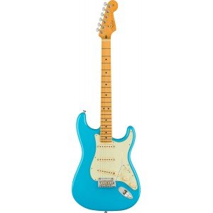 FENDER AM PRO II STRAT MN MBL электрогитара, цвет Miami Blue