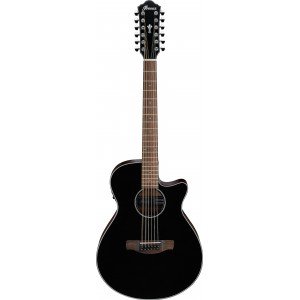 Ibanez AEG5012-BKH электроакустическая гитара, 12 струн, черный цвет Ibanez AEG5012-BKH электроакустическая гитара, 12 струн, черный цвет