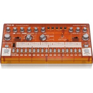 BEHRINGER RD-6-TG аналоговая драм-машина, 8 сэмпов ударных, 16-шаговый секвенсер, емкость памяти 2х16 паттернов, встроенный дист BEHRINGER RD-6-TG аналоговая драм-машина, 8 сэмпов ударных, 16-шаговый секвенсер, емкость памяти 2х16 паттернов, встроенный дист
