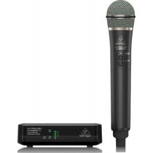 BEHRINGER ULM300MIC цифровая радиосистема с ручным передатчиком, несущая частота 2,4 Гц, 16 каналов, частота конвертизации 24-би BEHRINGER ULM300MIC цифровая радиосистема с ручным передатчиком, несущая частота 2,4 Гц, 16 каналов, частота конвертизации 24-би