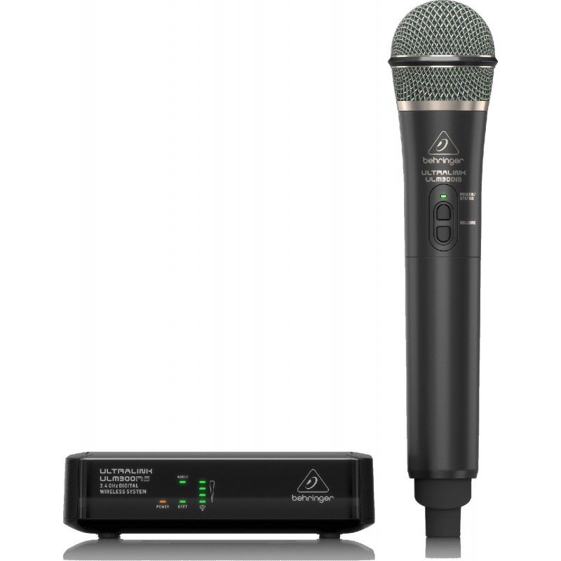 BEHRINGER ULM300MIC цифровая радиосистема с ручным передатчиком, несущая частота 2,4 Гц, 16 каналов, частота конвертизации 24-би