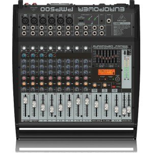 BEHRINGER PMP500 активный микшерный пульт, 12 каналов, мощность 500 Вт (2х250 Вт), усилитель класса D, 6 микрофонных предусилите BEHRINGER PMP500 активный микшерный пульт, 12 каналов, мощность 500 Вт (2х250 Вт), усилитель класса D, 6 микрофонных предусилите