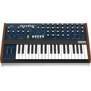 BEHRINGER MONOPOLY аналоговый синтезатор, 4-голосная полифония, 37 полноразмерных клавиш, полувзвешенная динамическая клавиатура BEHRINGER MONOPOLY аналоговый синтезатор, 4-голосная полифония, 37 полноразмерных клавиш, полувзвешенная динамическая клавиатура