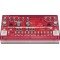 BEHRINGER TD-3-SB Аналоговый басовый синтезатор с 16-ступенчатым секвенсором и фильтрами VCO, VCF и VCA, прозрачный красный