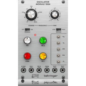 BEHRINGER OSCILLATOR MODULE 1004 модуль двухядерного осциллятора Series 2500, 6 форм фолны, 3 режима формы волны: развернутая/от BEHRINGER OSCILLATOR MODULE 1004 модуль двухядерного осциллятора Series 2500, 6 форм фолны, 3 режима формы волны: развернутая/от