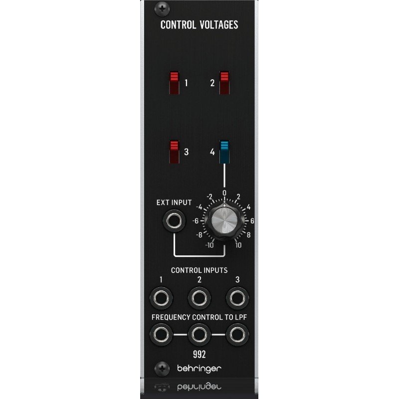 BEHRINGER 992 CONTROL VOLTAGES двойной модуль фильтра онибающей с LFO с 5 формами волны, формат Eurorack