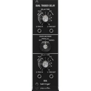 BEHRINGER 911A DUAL TRIGGER DELAY модуль дилея с двумя триггерам, время задержки от 2мс до 10с, формат Eurorack BEHRINGER 911A DUAL TRIGGER DELAY модуль дилея с двумя триггерам, время задержки от 2мс до 10с, формат Eurorack