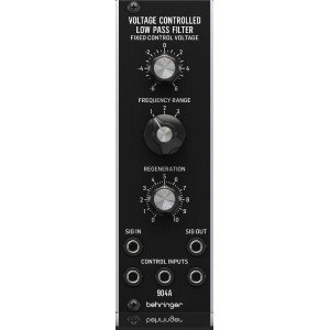 BEHRINGER 904A VOLTAGE CONTROLLED LOW PASS FILTER модуль аналогового VCF Low pass фильтра, формат Eurorack BEHRINGER 904A VOLTAGE CONTROLLED LOW PASS FILTER модуль аналогового VCF Low pass фильтра, формат Eurorack