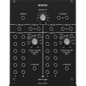 BEHRINGER 961 INTERFACE модуль конвертера аудиосигнала в триггерный, формат Eurorack BEHRINGER 961 INTERFACE модуль конвертера аудиосигнала в триггерный, формат Eurorack