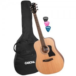 CASCHA Stage Series HH 2080 акустическая гитара формы дредноут (чехол в комплекте) CASCHA Stage Series HH 2080 акустическая гитара формы дредноут (чехол в комплекте)