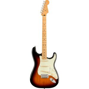 FENDER Player Plus STRAT MN 3TSB электрогитара, цвет - санберст, чехол в комплекте
