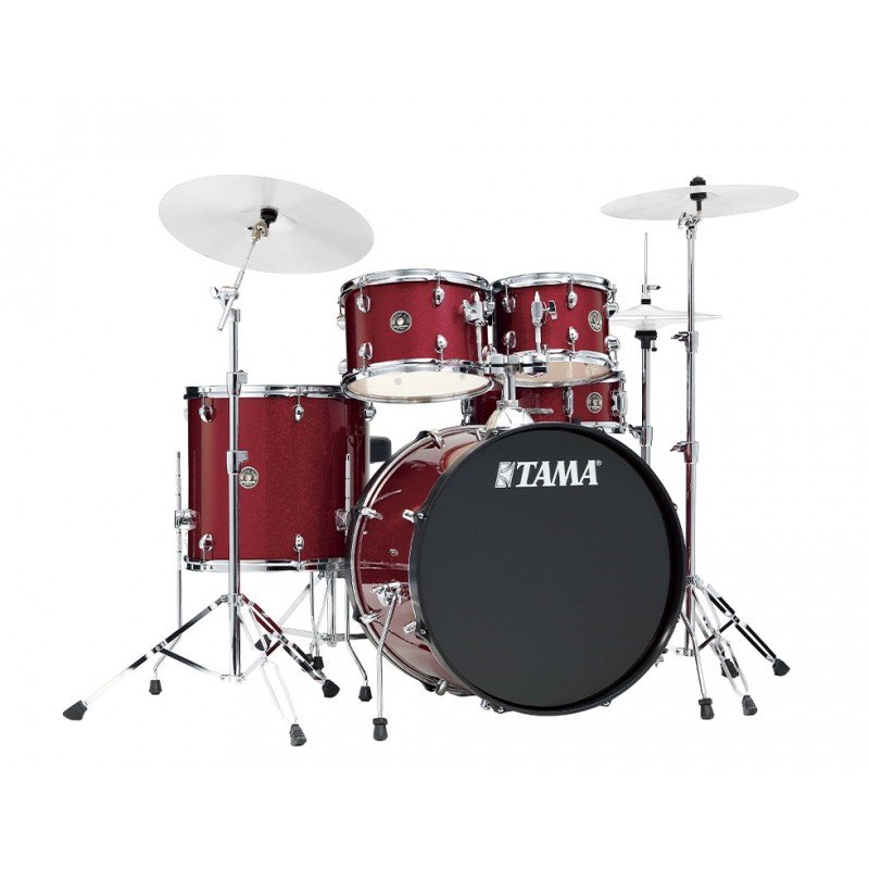 TAMA RM52KH6-CPM RHYTHM MATE ударная установки из 5-ти барабанов со стойками, тополь, цвет 'Красное карамельное яблоко'