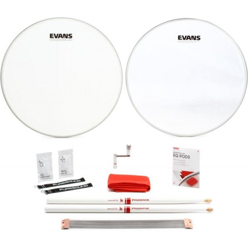 EVANS ESTUK-13UV1-1 Evans UV1 Snare Tune Up Kit, 13 inch