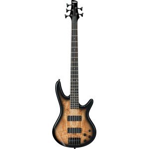 IBANEZ GSR205SM-NGT бас-гитара, 5 струн, корпус - тополь, топ - плесневелый клён, гриф - клён, цвет - натуральный